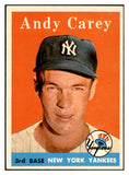 1958 Topps Baseball #333 Andy Carey Yankees EX-MT 535928
