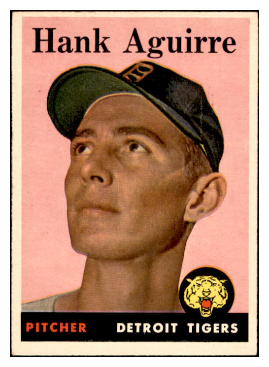 1958 Topps Baseball #337 Hank Aguirre Tigers EX-MT 535932