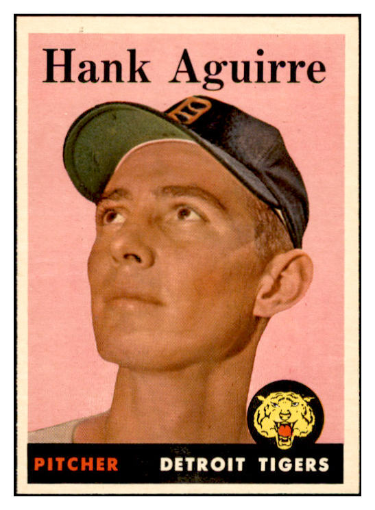 1958 Topps Baseball #337 Hank Aguirre Tigers EX-MT 535933