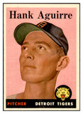 1958 Topps Baseball #337 Hank Aguirre Tigers EX-MT 535933