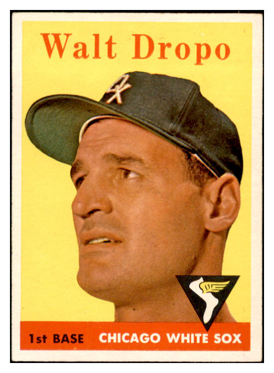 1958 Topps Baseball #338 Walt Dropo White Sox EX-MT 535934