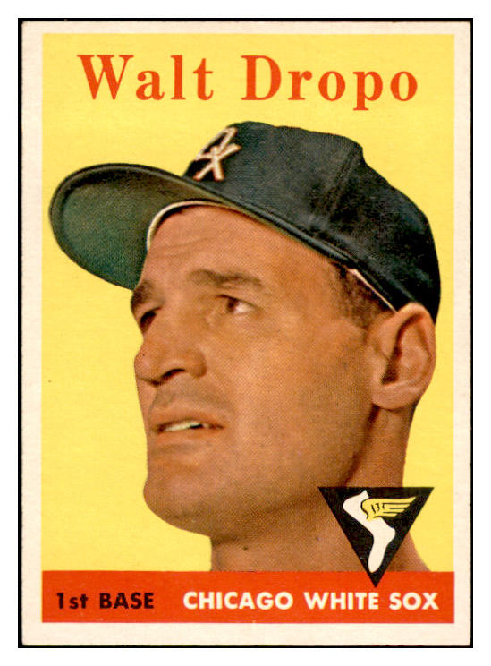 1958 Topps Baseball #338 Walt Dropo White Sox EX-MT 535935