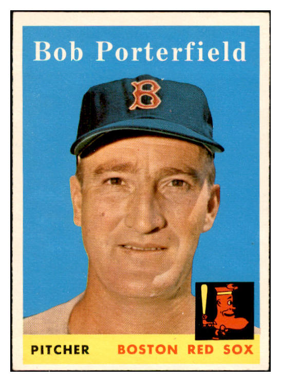 1958 Topps Baseball #344 Bob Porterfield Red Sox EX-MT 535939