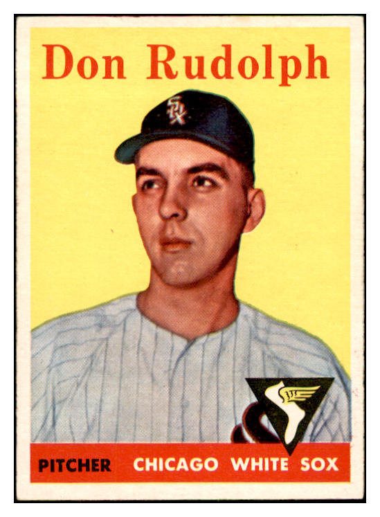 1958 Topps Baseball #347 Don Rudolph White Sox EX-MT 535943