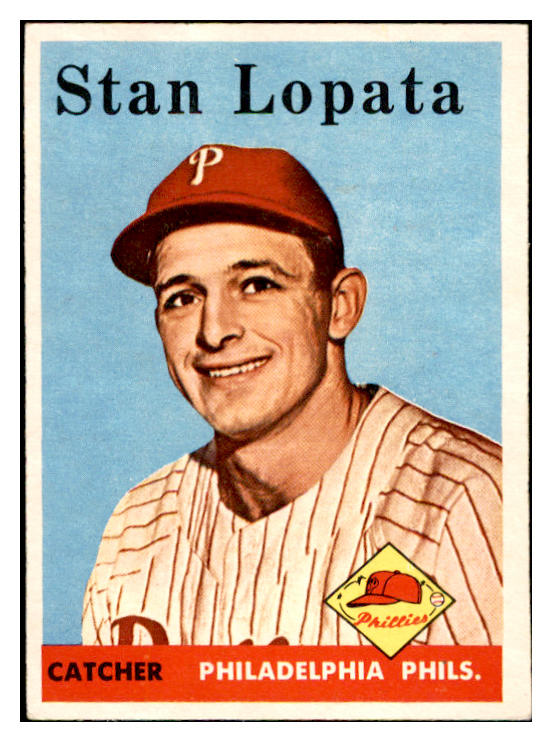 1958 Topps Baseball #353 Stan Lopata Phillies EX-MT 535948