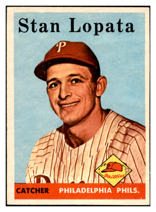 1958 Topps Baseball #353 Stan Lopata Phillies EX-MT 535949