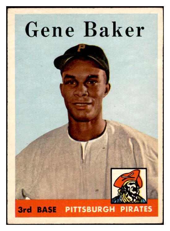 1958 Topps Baseball #358 Gene Baker Pirates EX-MT 535957