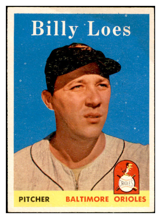 1958 Topps Baseball #359 Billy Loes Orioles EX-MT 535958