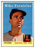 1958 Topps Baseball #361 Mike Fornieles Red Sox EX-MT 535961