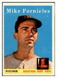1958 Topps Baseball #361 Mike Fornieles Red Sox EX-MT 535962