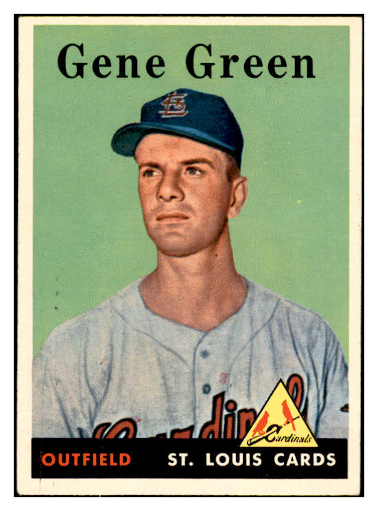 1958 Topps Baseball #366 Gene Green Cardinals EX-MT 535969