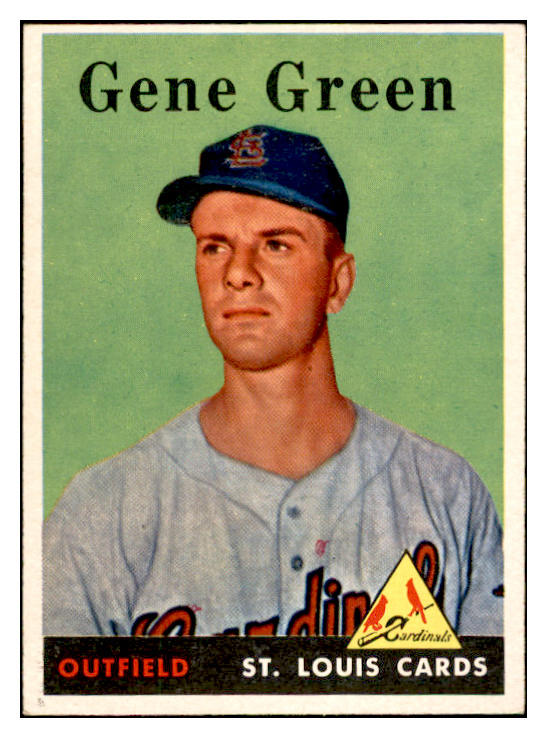 1958 Topps Baseball #366 Gene Green Cardinals EX-MT 535970