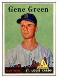 1958 Topps Baseball #366 Gene Green Cardinals EX-MT 535970