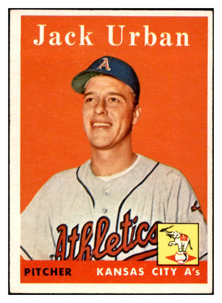 1958 Topps Baseball #367 Jack Urban A's EX-MT 535971