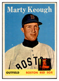 1958 Topps Baseball #371 Marty Keough Red Sox EX-MT 535974