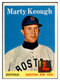 1958 Topps Baseball #371 Marty Keough Red Sox EX-MT 535975