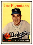 1958 Topps Baseball #373 Joe Pignatano Dodgers EX-MT 535978