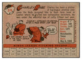 1958 Topps Baseball #376 Charley Rabe Reds EX-MT 535982