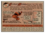 1958 Topps Baseball #380 Charley Maxwell Tigers EX-MT 535986