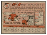 1958 Topps Baseball #381 Hal Brown Orioles EX-MT 535987