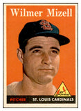 1958 Topps Baseball #385 Wilmer Mizell Cardinals EX-MT 535994