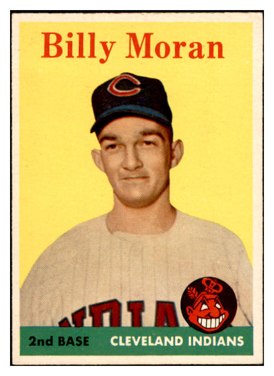 1958 Topps Baseball #388 Billy Moran Indians EX-MT 535998
