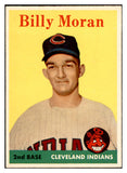 1958 Topps Baseball #388 Billy Moran Indians EX-MT 535998