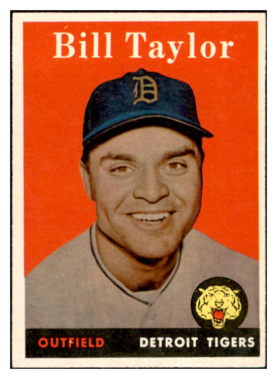 1958 Topps Baseball #389 Bill Taylor Tigers EX-MT 535999
