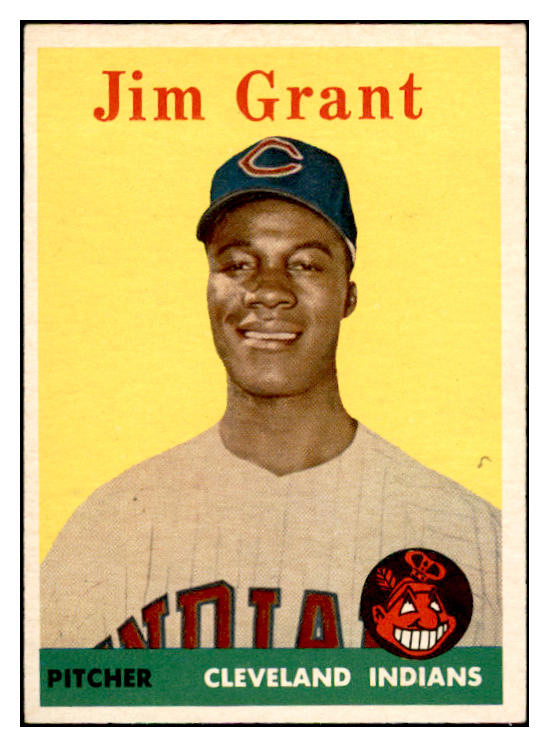 1958 Topps Baseball #394 Jim Grant Indians EX-MT 536004