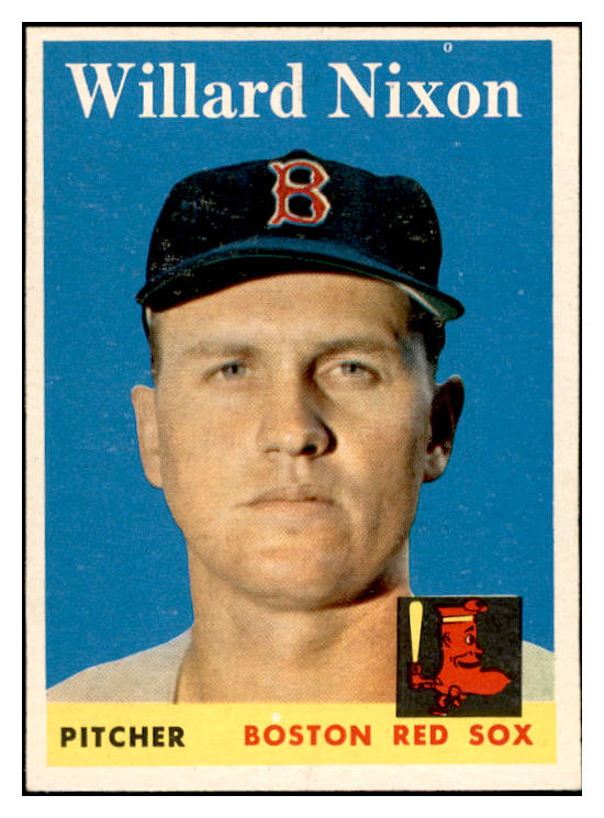 1958 Topps Baseball #395 Willard Nixon Red Sox EX-MT 536005