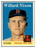 1958 Topps Baseball #395 Willard Nixon Red Sox EX-MT 536005