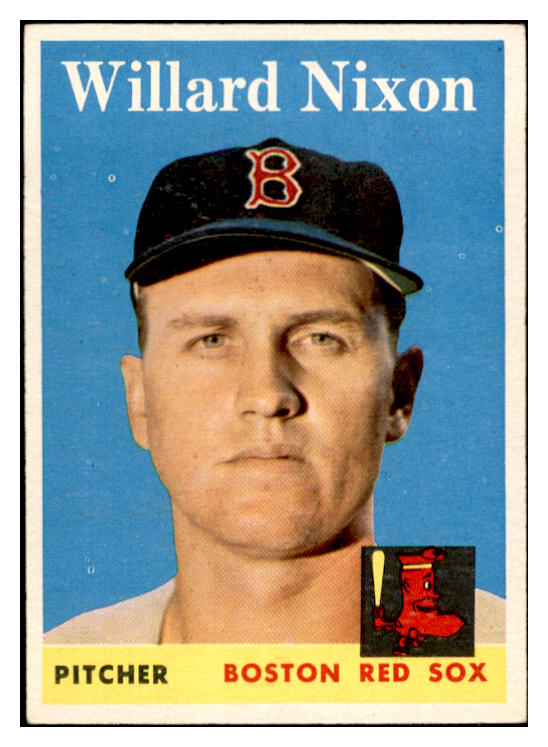 1958 Topps Baseball #395 Willard Nixon Red Sox EX-MT 536006