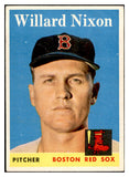 1958 Topps Baseball #395 Willard Nixon Red Sox EX-MT 536006