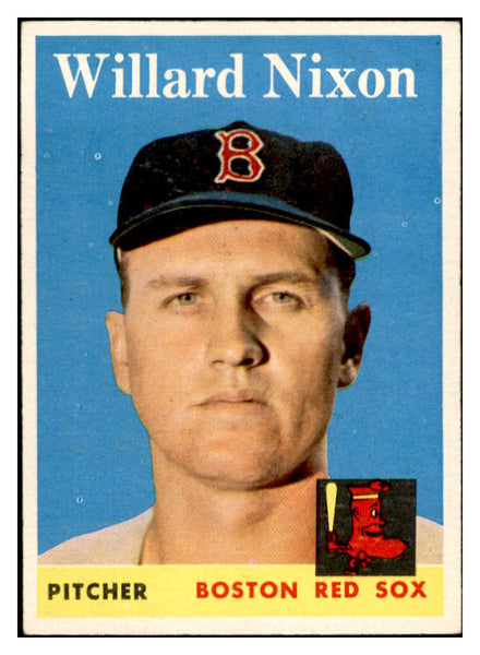1958 Topps Baseball #395 Willard Nixon Red Sox EX-MT 536006