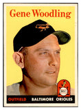 1958 Topps Baseball #398 Gene Woodling Orioles EX-MT 536008