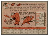 1958 Topps Baseball #399 Marv Grissom Giants EX-MT 536010