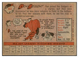 1958 Topps Baseball #401 Don Bessent Dodgers EX-MT 536011