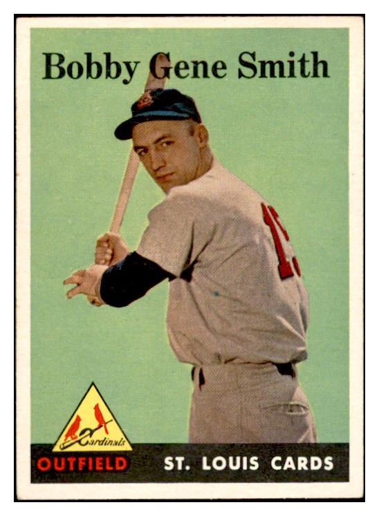 1958 Topps Baseball #402 Bobby Smith Cardinals EX-MT 536012