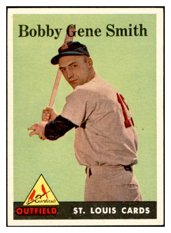 1958 Topps Baseball #402 Bobby Smith Cardinals EX-MT 536013