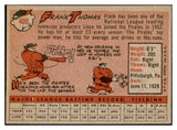 1958 Topps Baseball #409 Frank Thomas Pirates EX-MT 536024