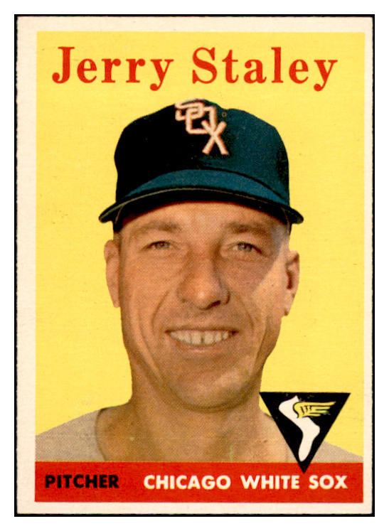 1958 Topps Baseball #412 Jerry Staley White Sox EX-MT 536029