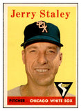 1958 Topps Baseball #412 Jerry Staley White Sox EX-MT 536029