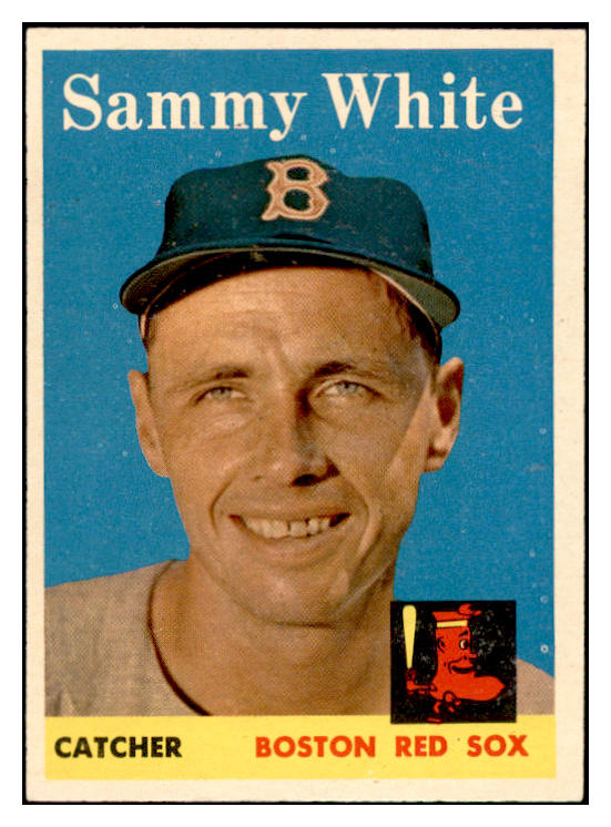 1958 Topps Baseball #414 Sammy White Red Sox EX-MT 536032