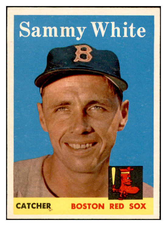 1958 Topps Baseball #414 Sammy White Red Sox EX-MT 536033