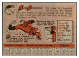 1958 Topps Baseball #415 Bob Bowman Phillies EX-MT 536035