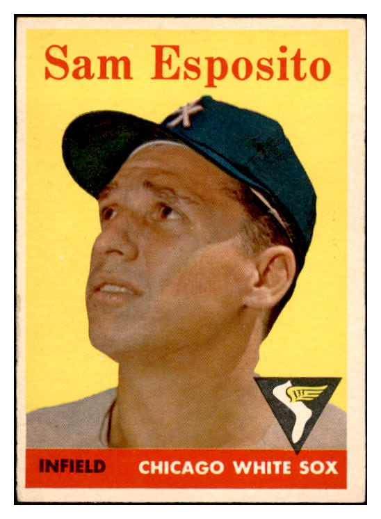 1958 Topps Baseball #425 Sam Esposito White Sox EX-MT 536043