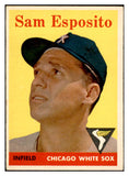1958 Topps Baseball #425 Sam Esposito White Sox EX-MT 536043
