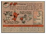 1958 Topps Baseball #427 Al Worthington Giants EX-MT 536045