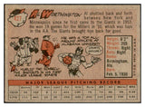 1958 Topps Baseball #427 Al Worthington Giants EX-MT 536046