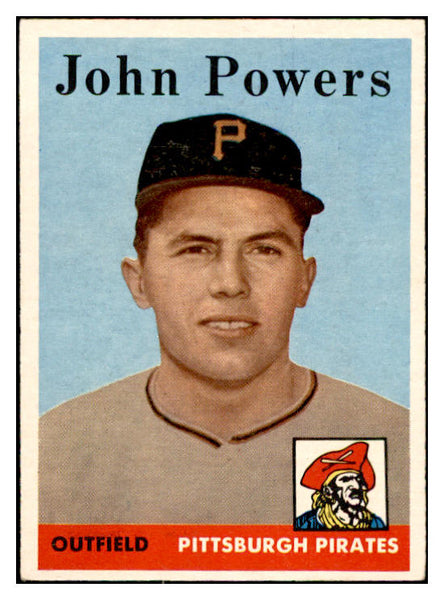 1958 Topps Baseball #432 John Powers Pirates EX-MT 536048
